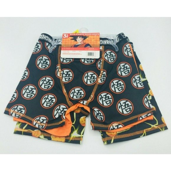 Dragonball Z Underoos Boys Athletic Boxer Briefs 8M Mesh Fabric - Picture 2 of 5